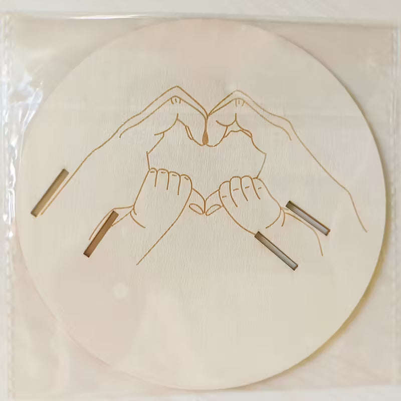 BirthMark - Placa de Madera para Pulsera de Nacimiento