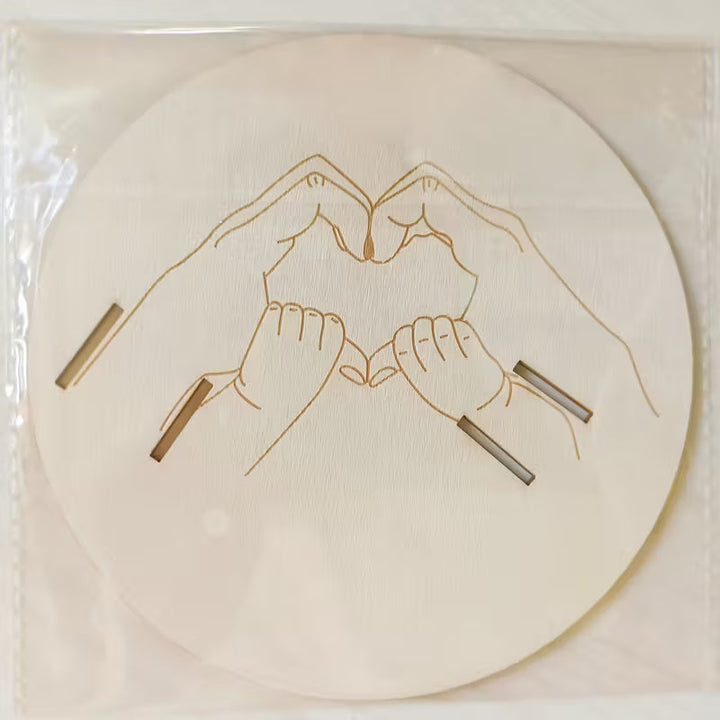 BirthMark - Placa de Madera para Pulsera de Nacimiento