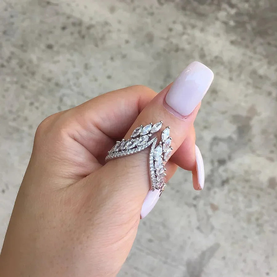 Evita - Pulsera y Anillo Alas de Ángel