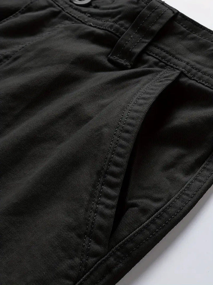 Mauro - Elegantes Pantalones Cortos Con Multibolsillos