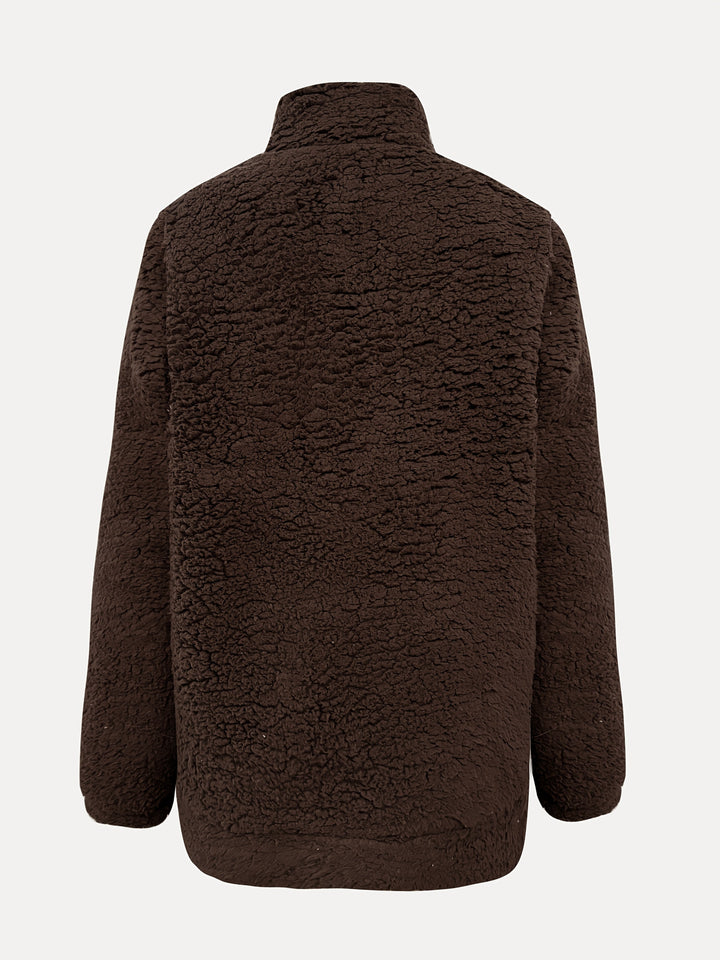 Willemien - Sudadera De Manga Larga Con Cremallera y Forro Polar