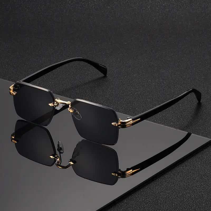 OptoSleek - Gafas Cuadradas Sin Montura
