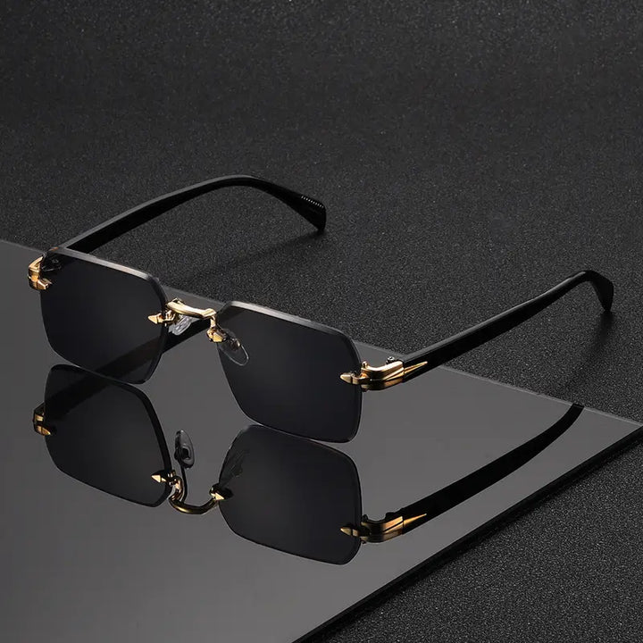 OptoSleek - Gafas Cuadradas Sin Montura