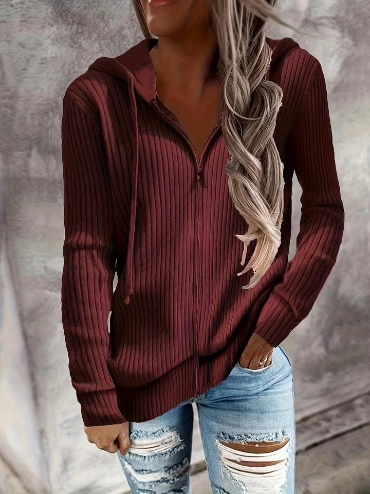 Moira - Sudaderas Con Capucha, Cremallera y Cordón Regulable, Manga Larga