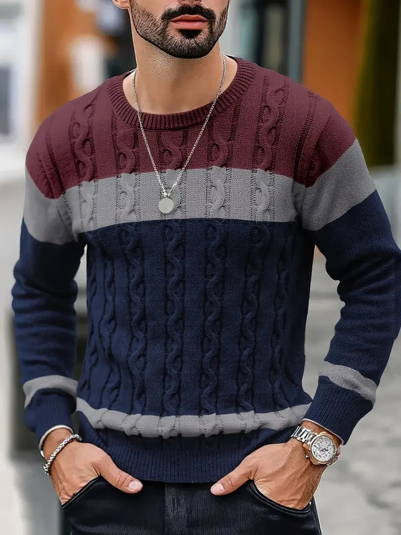 Watkins - Jersey De Manga Larga Informal De Punto
