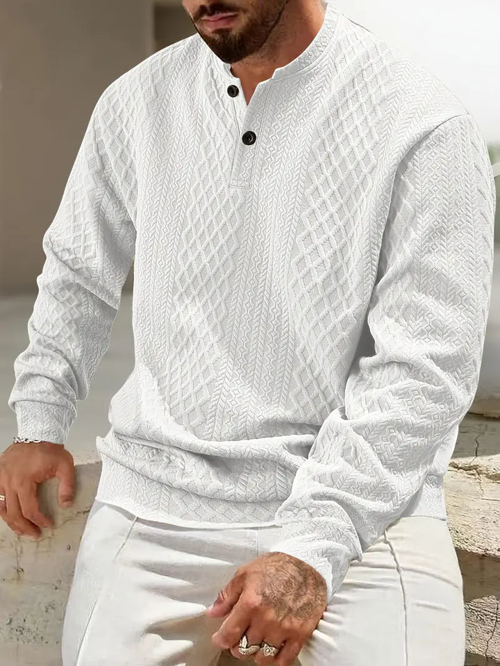 Warriner - Sudadera De Manga Larga Con Estampado Geométrico