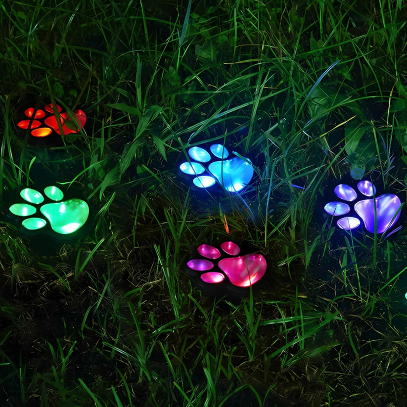 PawGlow - Luz LED Solar para Exteriores Para el Jardín Luces para Patas