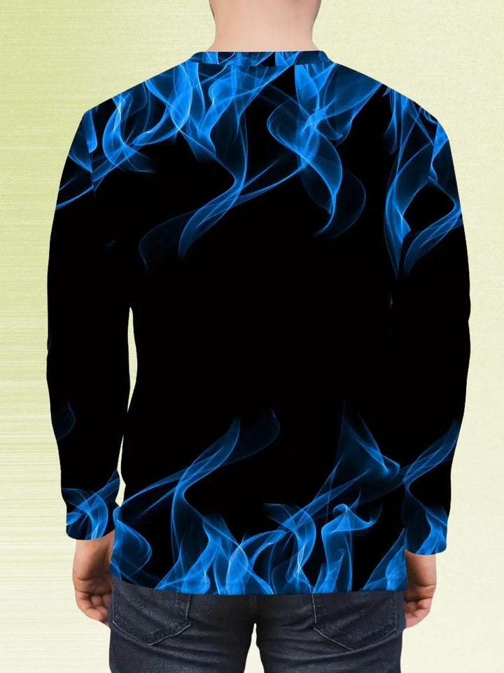 Bartlett - Camisa Informal De Manga Larga Con Cuello Redondo