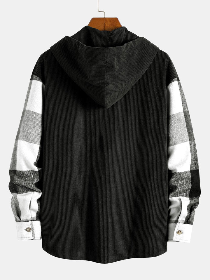 Balthazar - Conjunto De Sudadera Con Capucha y Pantalones De Pana Con Parches