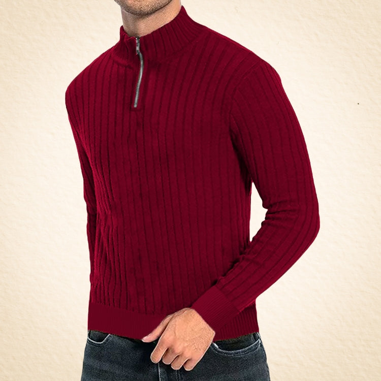 Zaccheo - Jersey Informal De Cuello Alto Con Cremallera