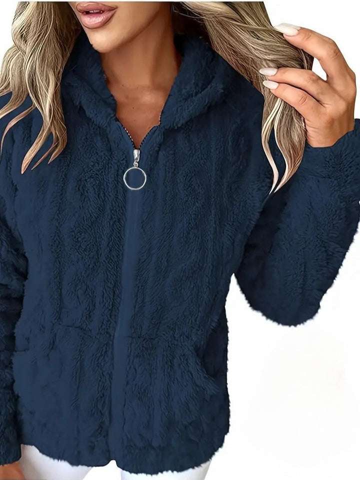 Ganka - Sudadera Con Capucha y Cremallera De Manga Larga