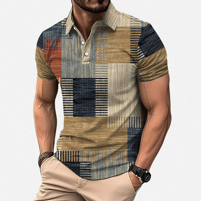 Gasan - Polo de Manga Corta Multicolor