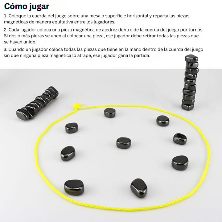 MindSpark - Juego De Ajedrez Magnético Divertido Juego De Estrategia Para Niños y Familias