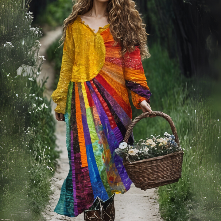 Madge - Vestido Suelto Con Estampado Floral