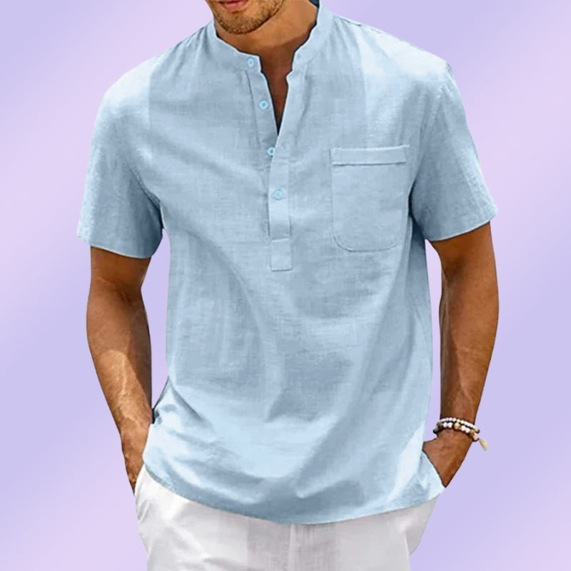 Vicent - Camiseta Elegante De Linen