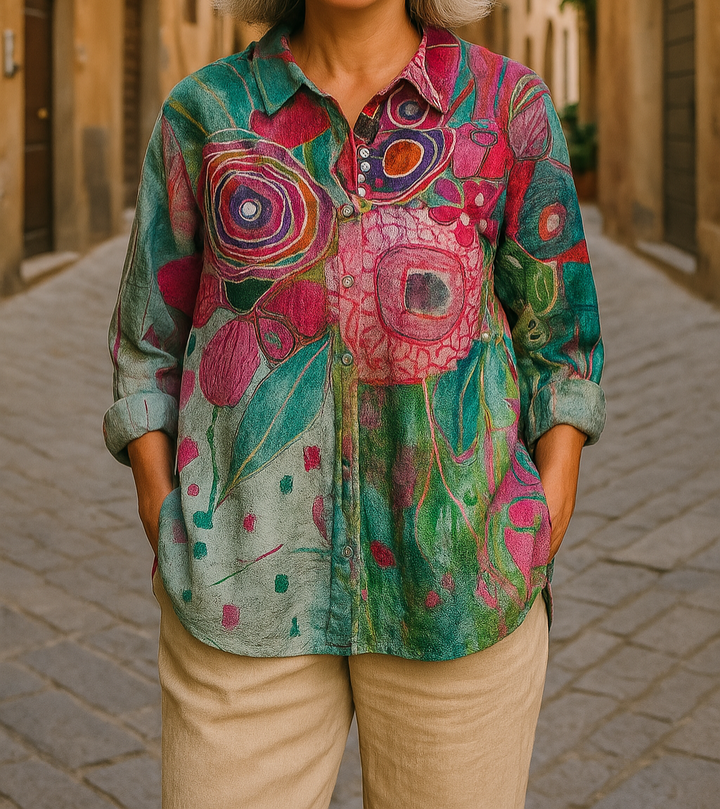 Petra - Blusa Floral Informal