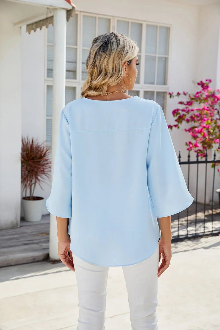 Zuella - Blusa Con Cuello En V