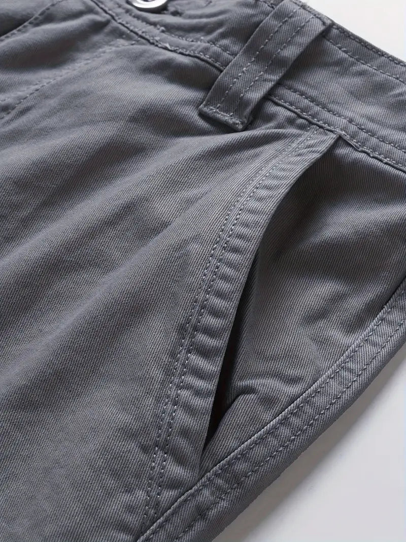 Mauro - Elegantes Pantalones Cortos Con Multibolsillos