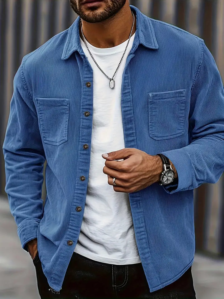 Rickey - Camisa Informal De Pana Con Botones