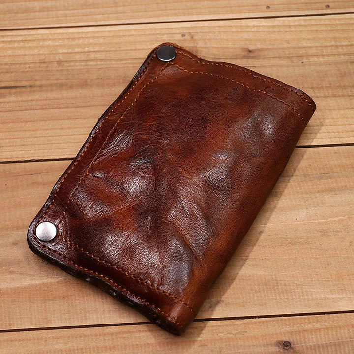 EliteHide - Cartera De Cuero Con Ranuras Para Varias Tarjetas Hecha a Mano
