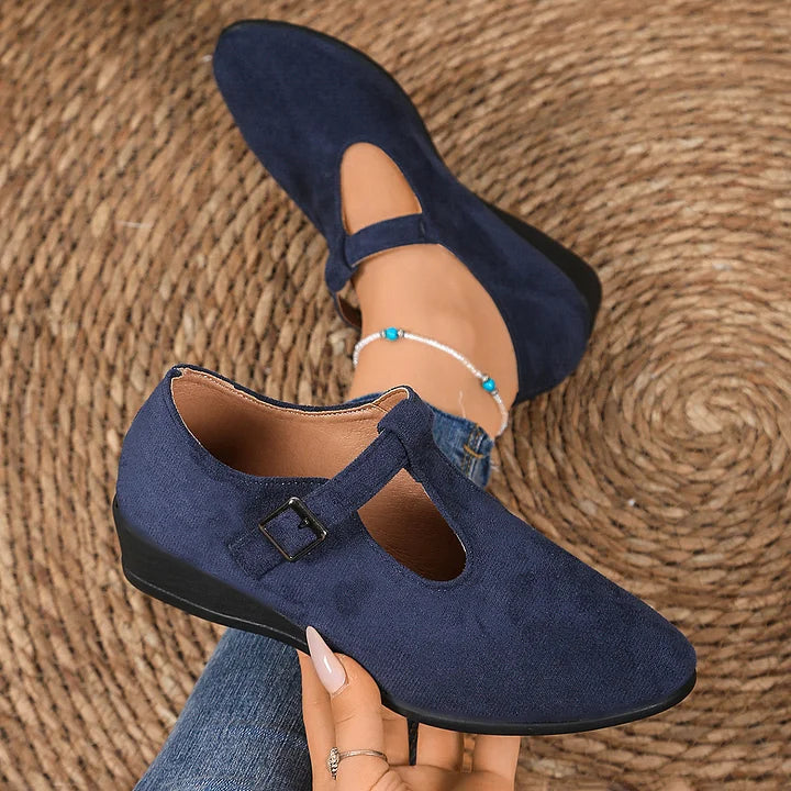 Nannie - Mocasines Ortopédicos Cómodos Con Hebilla