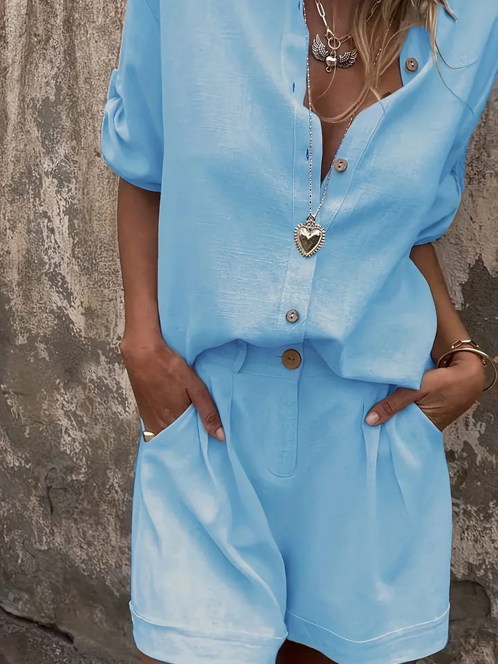 Arampatzi - Elegante Conjunto De Dos Piezas Para el Verano