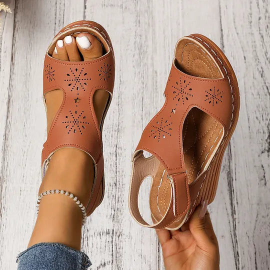 Setia - Cómodas Sandalias Con Cuña