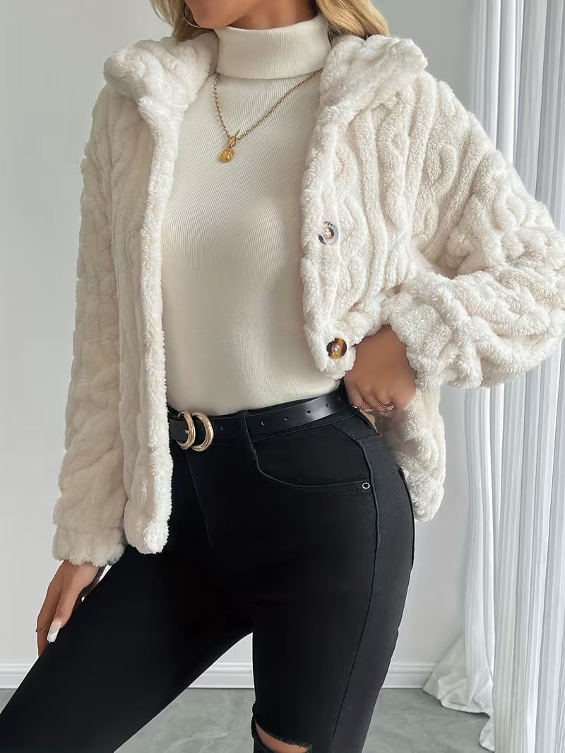 Losina - Chaqueta De Peluche Con Textura De Trenzado