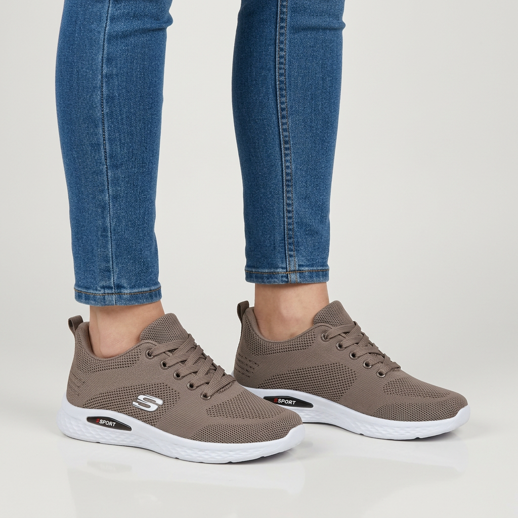 Alixia - Zapatilla Cómoda Con Cordones