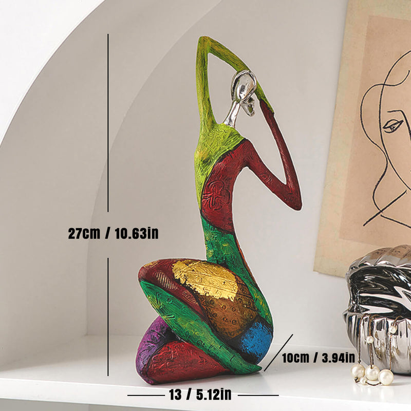 ArtMira - Estatuas Abstractas De Mujeres Coloridas
