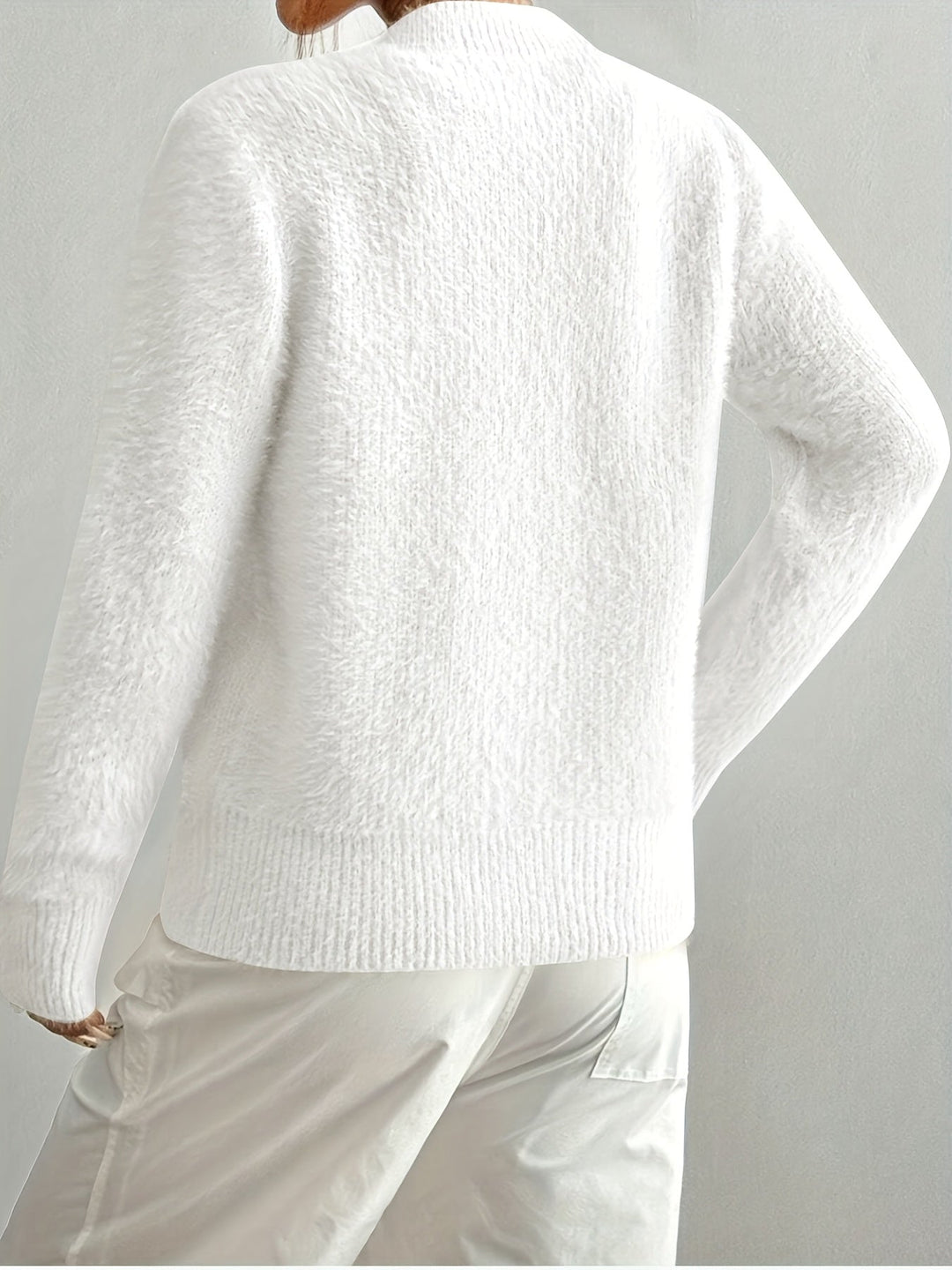 Smelissa - Cárdigan De Punto De Manga Larga Con Botones En Forma De Corazón