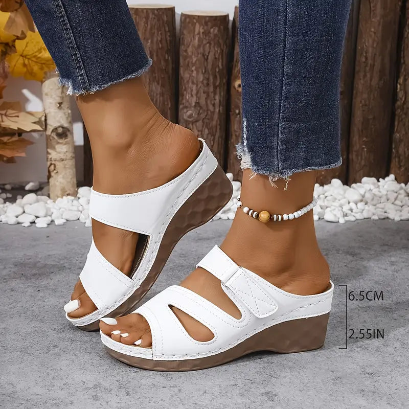 Rowella - Sandalias De Cuña Con Correa Y Mucho Estilo