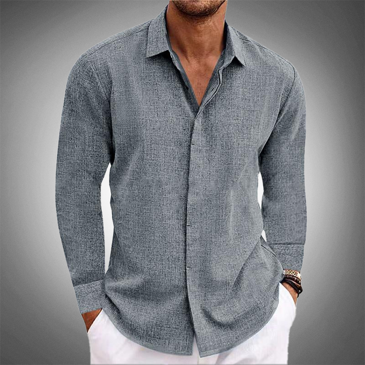 Glynn - Camisa Informal De Manga Larga