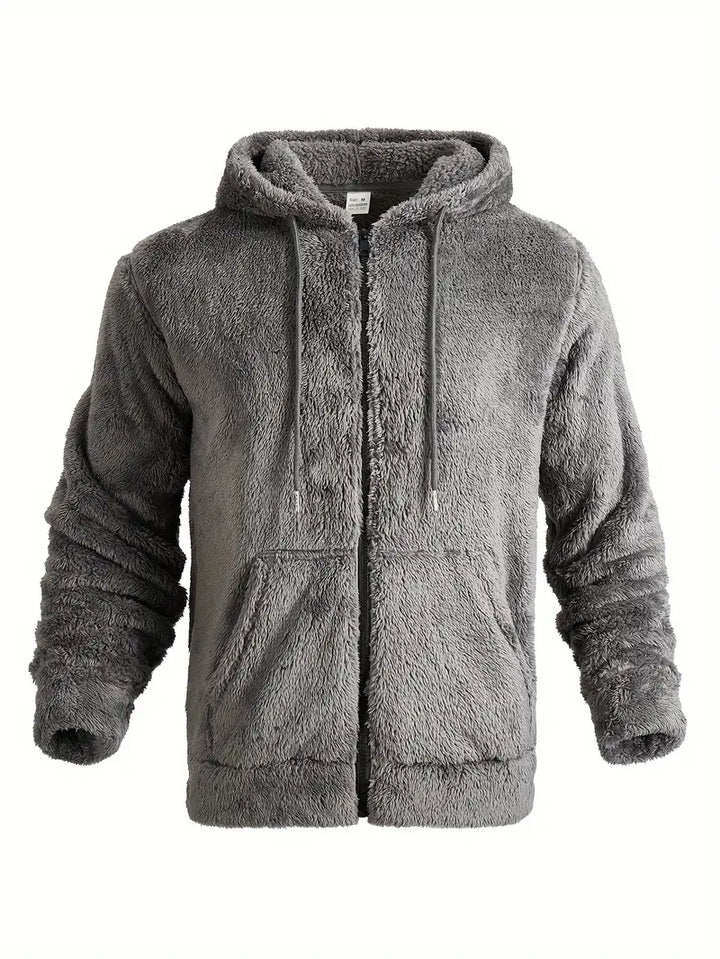 Ushakov - Sudadera Con Capucha y Cremallera Manga Larga Estilo Informal