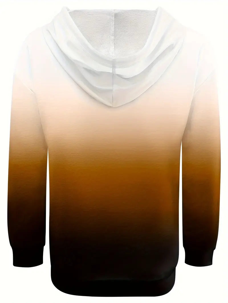 Areeqa - Sudadera Con Capucha y Cordón Ajustable En Colores Degradados