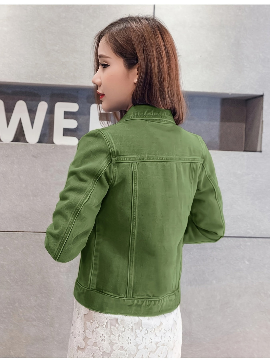 Rosalyn - Chaqueta Vaquera De Manga Corta Estilo Boho