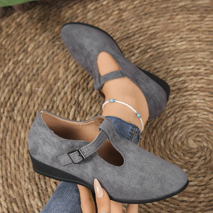 Nannie - Mocasines Ortopédicos Cómodos Con Hebilla