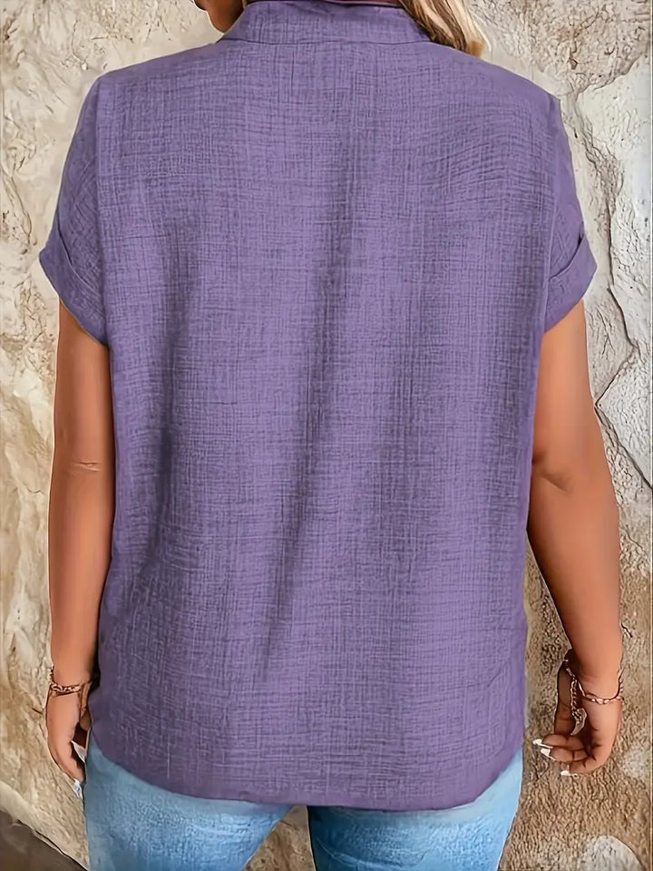 Rosabelle - Blusa Informal Con Cuello En V