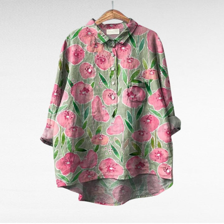 Shania - Blusa Oversize De Manga Larga
