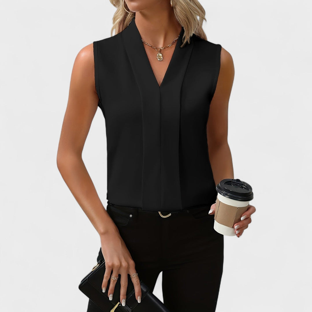 Nekane - Elegante Blusa Sin Mangas