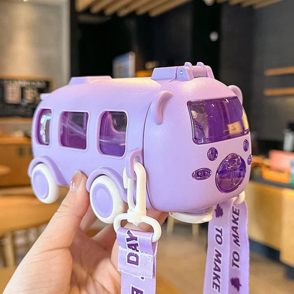 AquaBus - Botella De Agua Portátil Con Forma De Autobús