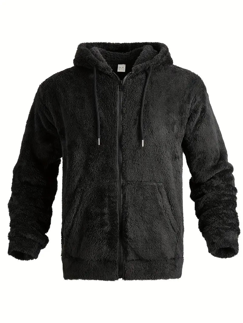 Ushakov - Sudadera Con Capucha y Cremallera Manga Larga Estilo Informal