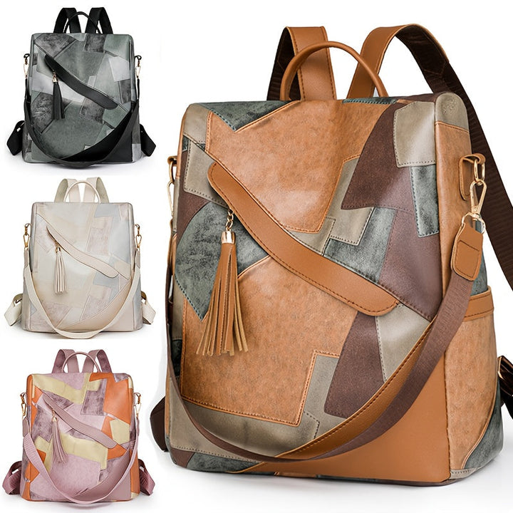 Vinika - Mochila Antirrobo a Cuadros