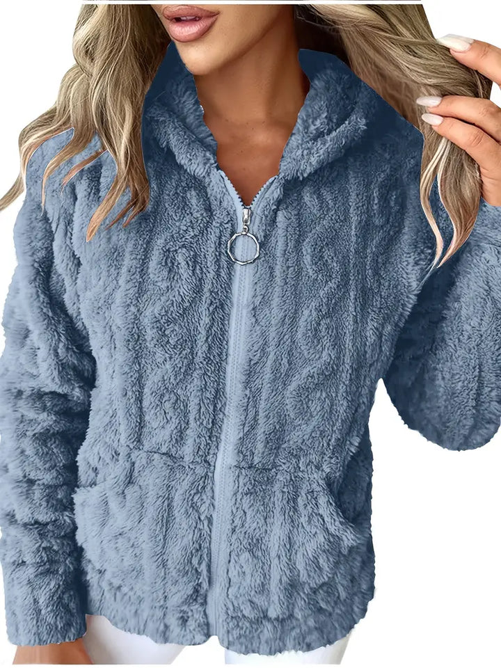 Ganka - Sudadera Con Capucha y Cremallera De Manga Larga