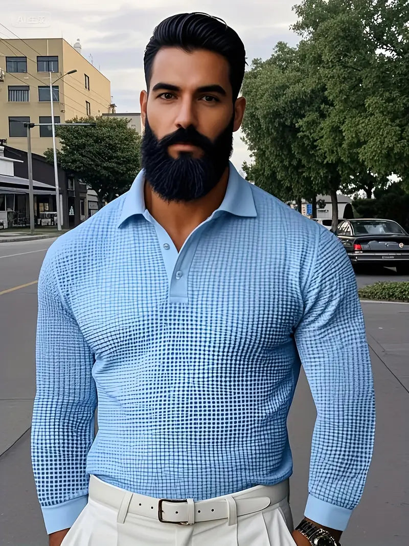 Ellsworth - Camisa De Manga Larga Con Cuello