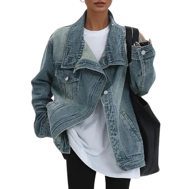 Estera - Chaqueta Vaquera Asimétrica