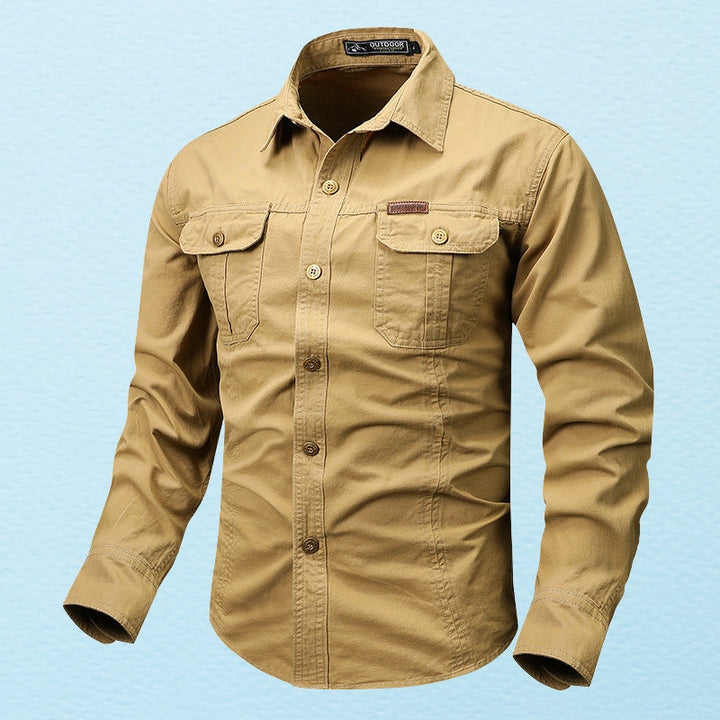 Theodor - Camisa De Manga Larga Con Bolsillo