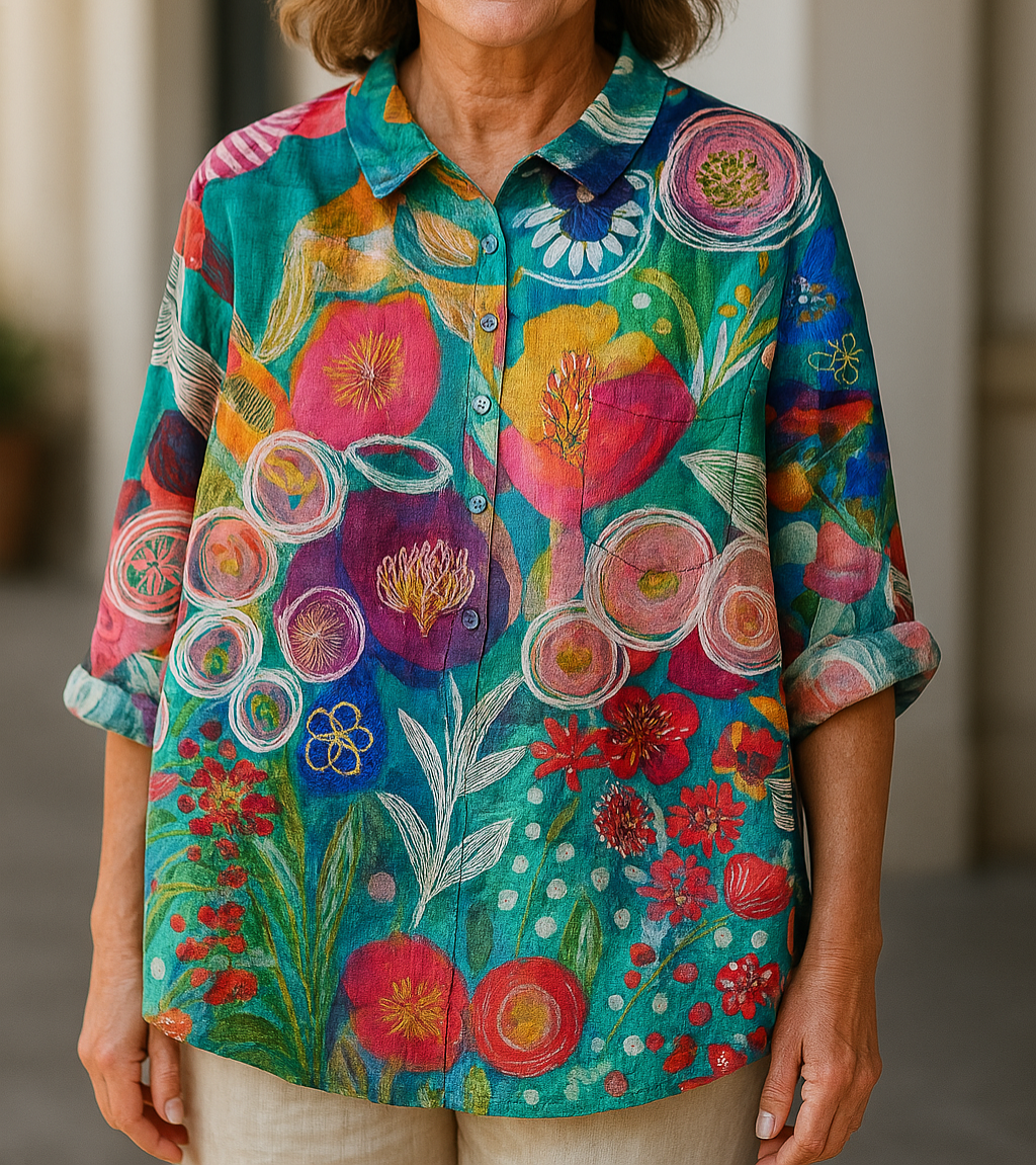 Petra - Blusa Floral Informal