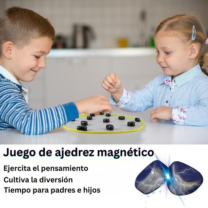 MindSpark - Juego De Ajedrez Magnético Divertido Juego De Estrategia Para Niños y Familias