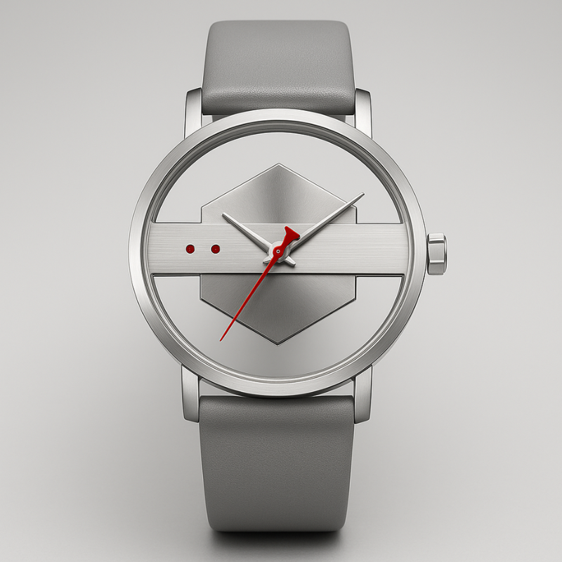 DialVorn - Reloj Con Correa Y Esfera Geométrica
